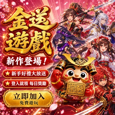 素材 3：金送遊戲 新作登場